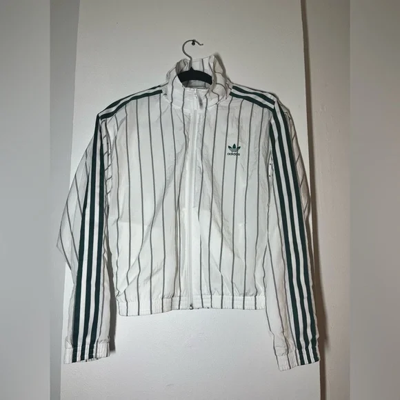 Adidas Originals White Green Striped - Picture 3 of 15